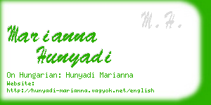 marianna hunyadi business card